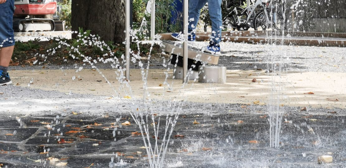 Wassershow Marktplatz